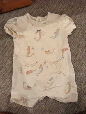 Pehr Magical Mermaid snap Romper